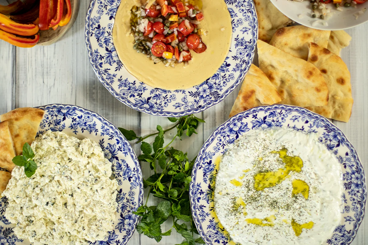 Cool and Refreshing Yogurt Meze Dips